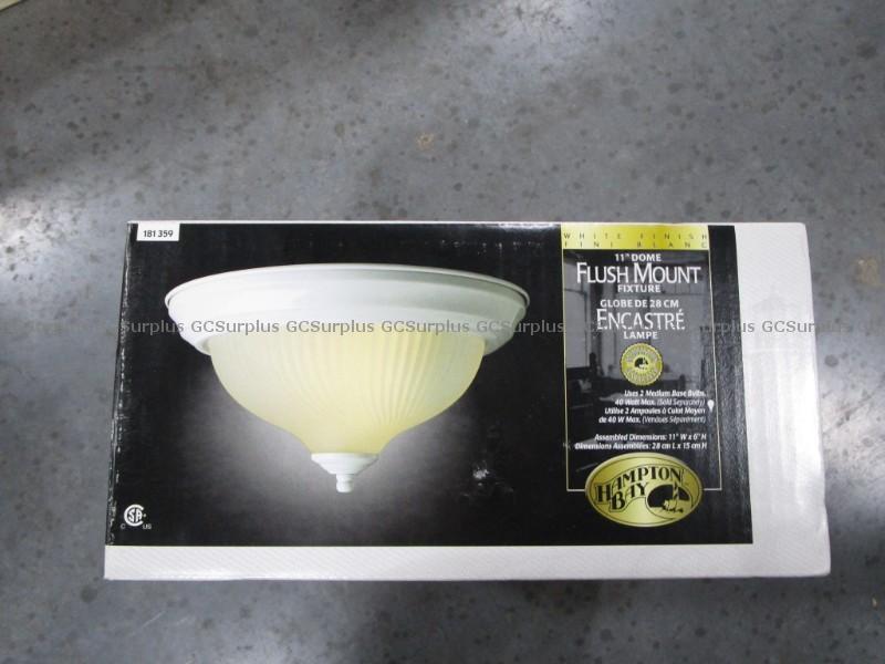 Picture of 11'' White Dome Light Fixture