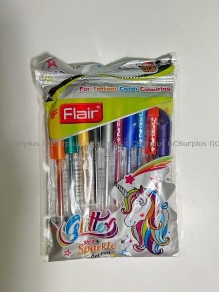 Picture of Lot of Flair Glitter Gel Pens