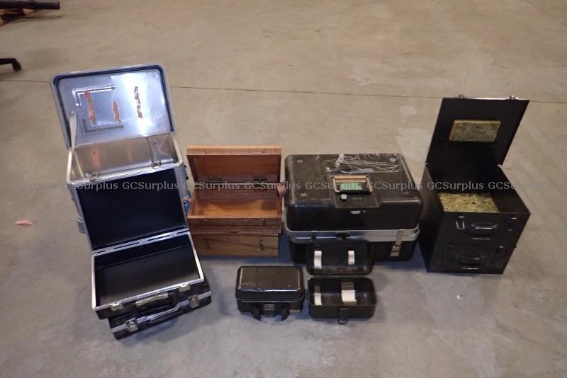 Picture of Assorted Storage Boxes and Cas