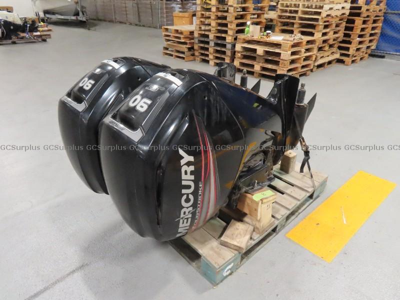 Picture of 2 Mercury 90 Outboard Motors