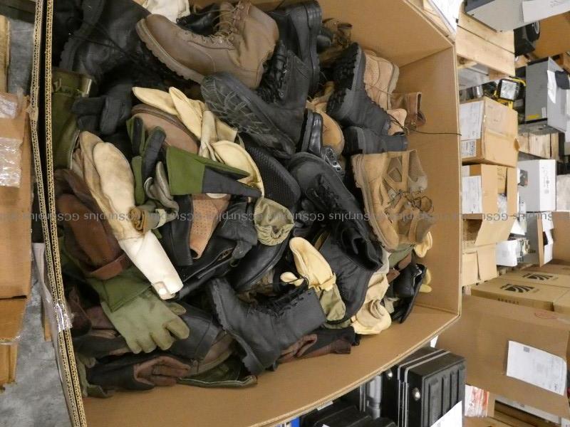 Picture of Assorted Scrap Military Footwe