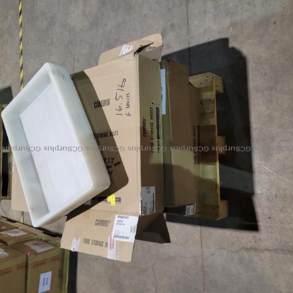 Picture of Lot of White Plastic Trays