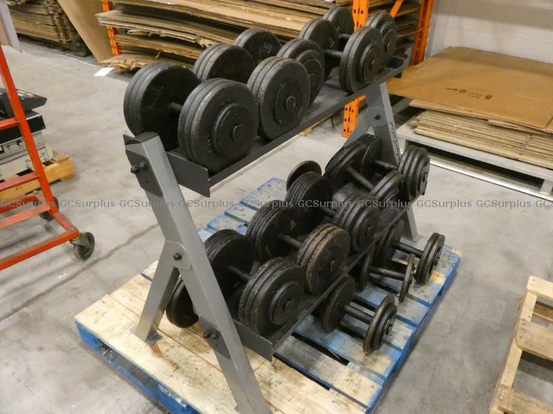 Picture of Dumbell Rack with Steel Dumbel