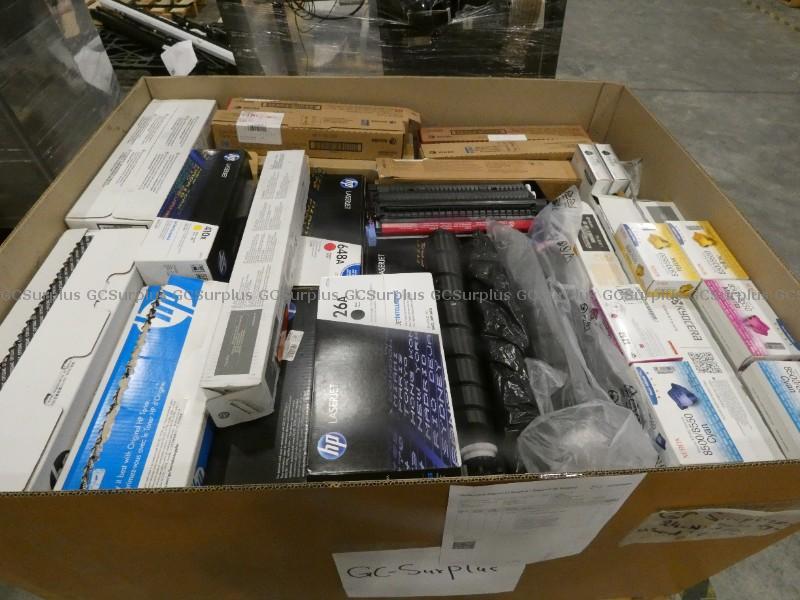 Picture of Assorted Used Toner Cartridges