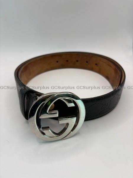 Photo de Ceinture avec boucle à G emboî